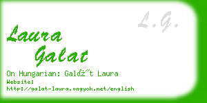laura galat business card